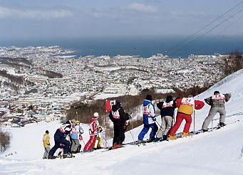 スキー写真：小樽天狗山