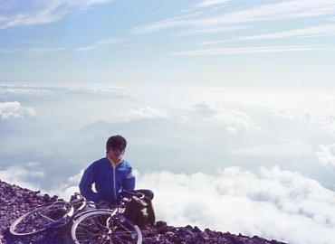 富士山　自転車