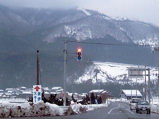 奥伊吹スキー場：山道への入り口