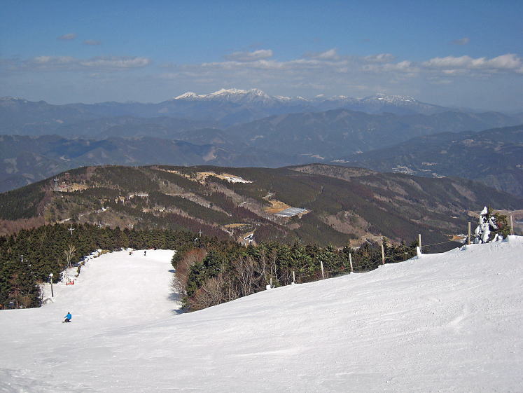 美川スキー場　石鎚山