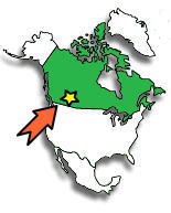 カナダ　地図