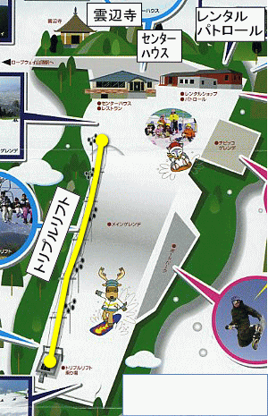 地図　雲辺寺